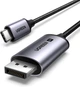 Кабель Ugreen CM556 USB-C to DisplayPort 8K Cable 1 м Black (25157) - изображение 2