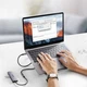 Кабель удлинитель USB Type C 3.1 Gen 2 UGREEN US372 4K/60HZ 10GBPS 5A 100W 0.5 м Gray (80810) - изображение 5