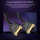 Кабель с ферритами UGREEN VG101 VGA Male to Male Cable 100cm Black - изображение 7