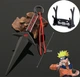 Кунай Минато металлический черный с подставкой + Чехол / Косплей Аниме Наруто Naruto - изображение 1