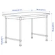 Письмовий стіл IKEA KULLABERG 110х70 см сосна/чорний (804.994.44) - зображення 6