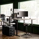 Комп'ютерний стіл з регулюванням висоти IKEA TROTTEN 120x70 см бежевий/антрацит (794.295.84) - изображение 5