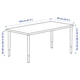 Письмовий стіл IKEA LAGKAPTEN / OLOV 120х60 см білий (794.167.70) - изображение 8