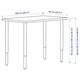 Письмовий стіл IKEA LINNMON / OLOV 100x60 см білений дуб/білий (694.163.46) - изображение 5