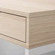 Письмовий стіл IKEA ALEX 132х58 см біла морилка/імітація дуба (604.735.29) - изображение 3