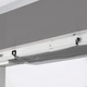 Комп'ютерний стіл з регулюванням висоти IKEA RODULF 140х80 см сіро-білий (993.261.70) - изображение 14