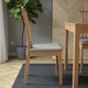 Стілець IKEA EKEDALEN імітація. дуба / Orrsta світло-сіра (905.347.29) - изображение 3