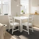 Стіл і 2 стільці IKEA NORDVIKEN / NORDVIKEN 74 / 104x74 см білий (193.050.77) - изображение 3