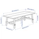 Стіл IKEA SKOGSTA 235х100 см акація/чорний (704.192.64) - изображение 5
