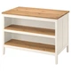 Кухонний острівок IKEA TORNVIKEN 126х77 см кремовий/дуб (403.916.57) - изображение 1