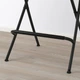 Розкладний барний стілець IKEA FRANKLIN 63 см чорний (504.064.65) - изображение 6