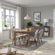 Стіл IKEA MORBYLANGA 140x85 см дуб/морилка (503.862.45) - изображение 2