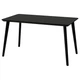 Стіл IKEA LISABO 140х78 см чорний (803.824.39) - изображение 1