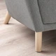 Крісло IKEA OSKARSHAMN Tibbleby бежевий/сіре (205.236.11) - изображение 5
