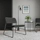 Крісло IKEA LINNEBACK Vissle темно-сіре (404.654.41) - зображення 3