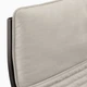 Крісло IKEA POANG чорно-коричневе / Книса світло-бежевий (392.407.92) - изображение 4