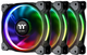 Набір вентиляторів Thermaltake Riing Plus 12 RGB Radiator Fan TT Premium Edition Black (4711246874800) - зображення 1