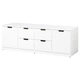 Комод IKEA NORDLI білий (492.766.29) - зображення 1