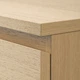 Комод IKEA MALM білений дубовий шпон (804.035.64) - зображення 5