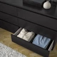 Комод IKEA MALM чорно-коричневий (604.035.79) - зображення 2