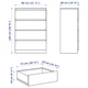 Комод IKEA MALM білений дубовий шпон (704.035.74) - зображення 6
