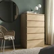 Комод IKEA MALM білений дубовий шпон (904.036.05) - изображение 3