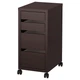Комод на колесах IKEA MICKE чорно-коричневий (802.447.49) - зображення 1