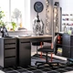 Комод на колесах IKEA MICKE чорно-коричневий (802.447.49) - зображення 2