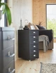 Комод на колесах IKEA HELMER чорний (203.419.70) - изображение 4