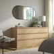 Комод IKEA MALM білений дубовий шпон (904.035.87) - изображение 3