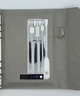 Блокнот Touch ID с отпечатком пальца со встроенным Power Bank беспроводной зарядкой и USB флешкой Синий - изображение 12