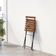 Стілець садовий розкладний IKEA TARNO чорний/світло-коричнева морилка (900.954.28) - зображення 6