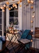 Стілець садовий розкладний IKEA TARNO чорний/світло-коричнева морилка (900.954.28) - зображення 9