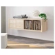 Стелаж з 2 вставками IKEA KALLAX 42х147 см білений дуб (791.975.84) - изображение 3