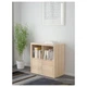 Стелаж з дверцятами IKEA KALLAX 77х77 см білений дуб (591.974.53) - изображение 2