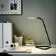 Настільна світлодіодна лампа IKEA HARTE чорний / сріблястий (205.272.42) - изображение 8