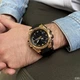 Чоловічий годинник Sanda 739 Black-Gold - зображення 4