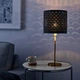 Настільна лампа IKEA NYMO / SKAFTET чорна латунь / латунь (093.193.29) - изображение 2