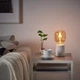 Настільна лампа з ефектом тераццо / біла IKEA LERSKIFFER 11 см (904.862.95) - зображення 3