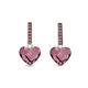 Серебряный комплект Spark зі Swarovski Heart Romance NKS2808AP - зображення 2