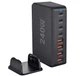 Сетевое Зарядное устройство 240W 4 USB GaN + 4 Type-C PD100W Блок Зарядка для ноутбука и телефона Samsung, iPhone, Xiaomi, Redmi, Huawei, Realme Black - изображение 2