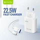 Сетевое зарядное устройство BAVIN PC995Y 22.5W USB-A Super Quick Charge + кабель USB-A/Type-C White - изображение 2