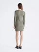 Платье короткое осеннее женское Calvin Klein 576133222 M Зеленое (1159808163) - изображение 2