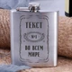 Фляга стальная "№1 во всем мире" персонализированная, русский - изображение 1