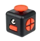 Игрушка антистресс Fidget Cube фиджет с кнопками попит / Pop it в форме Куба, черный с оранжевым (86914719) - изображение 1