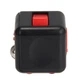 Игрушка антистресс Fidget Cube фиджет с кнопками попит / Pop it в форме Куба, черный с красным (86914680) - изображение 4