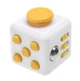 Игрушка антистресс Fidget Cube фиджет с кнопками попит / Pop it в форме Куба, бело-желтый (86915601) - изображение 1