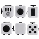 Игрушка антистресс Fidget Cube фиджет с кнопками попит / Pop it в форме Куба, бело-черный (86915597) - изображение 3