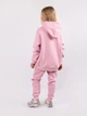 Детский теплый спортивный костюм (худи + штаны) для девочки Flamingo 721-341 134 см Розовый (4829960126737) - изображение 3
