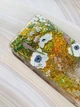 Чохол з плаваючими блискітками на Xiaomi Redmi Note 12 4G Золотий :: Квіти польові (принт 363) - зображення 4